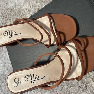 Trendy summer sandals